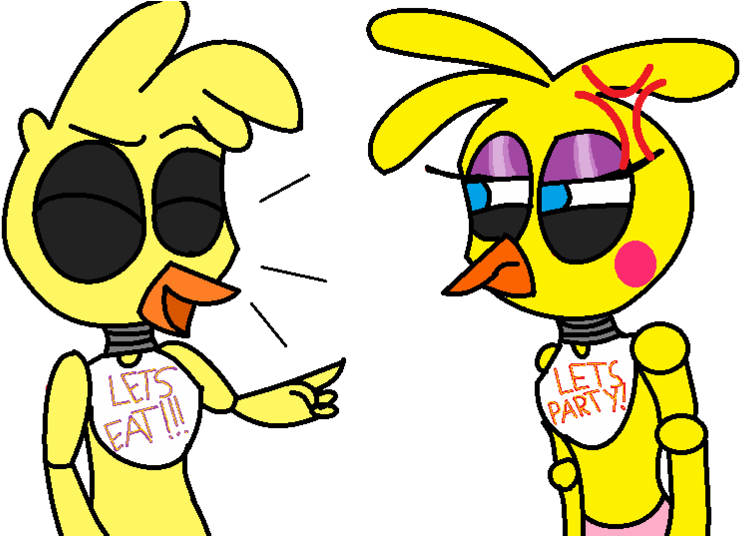 Chica Makin' Fun Of Chickadee - Cartoon (1024x535)