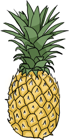 Pineapple By Maddie - Pineapple Clipart (322x595)