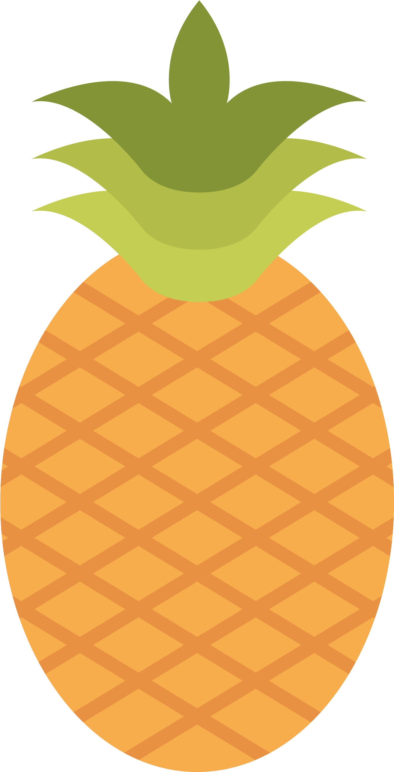 Pineapple Cartoon Drawing - Pineapple Cartoon Png (2662x3528)