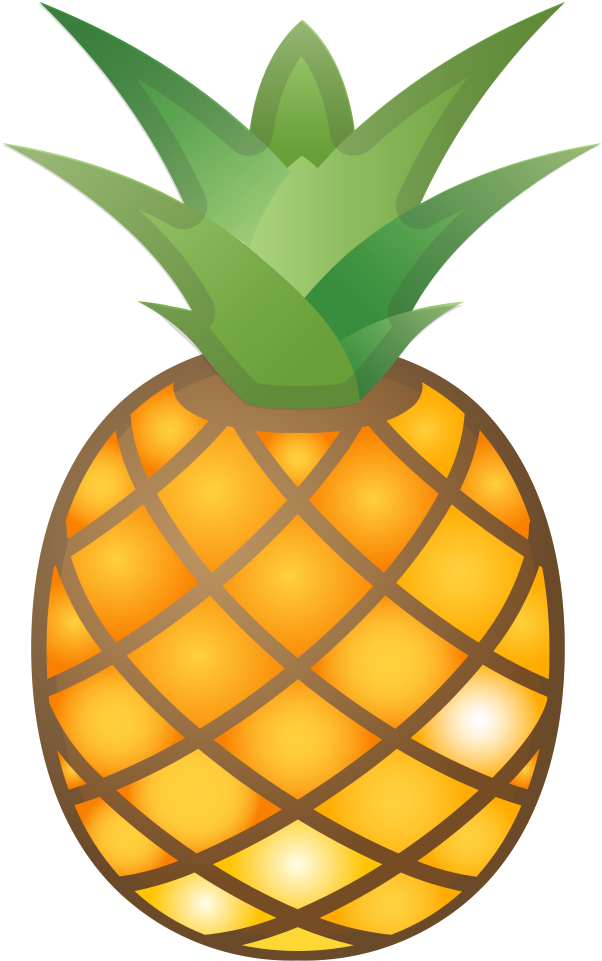 Download Svg Download Png - Emoji Piña (1024x1024)
