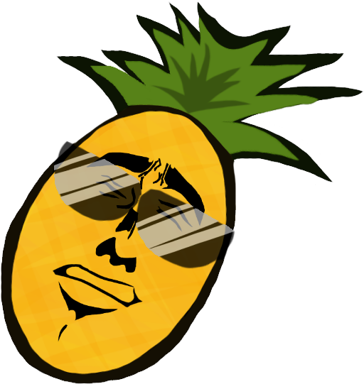 Handsome Pineapple Senpai By I Am Atlas - Handsome Pineapple Senpai By I Am Atlas (577x558)