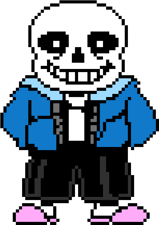 Direct Image Link - Undertale Sans In Color (630x760)