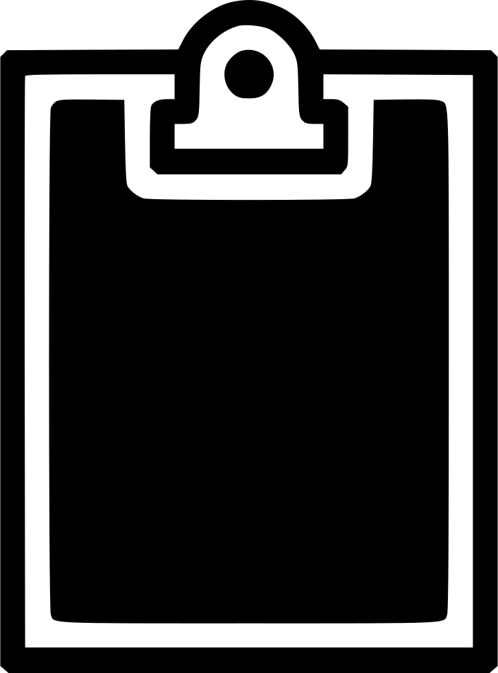 Empty Clipboard Copy Paper Work Editor Comments - Copy Editing (726x980)