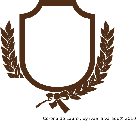 Emblema De Laurel - Emblema Png (512x400)