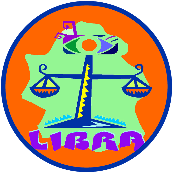 Libra, Scales, Justice, Balance, Astrology, Zodiac - Weighing Scale (720x720)
