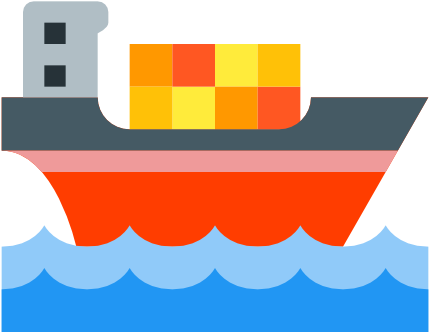 Cargo Ship Icon - Barco Carga Png (512x512)