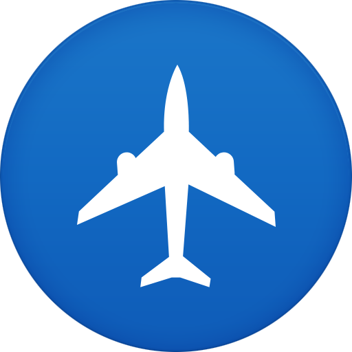 Plane Flight Icon - Airplane (512x512)