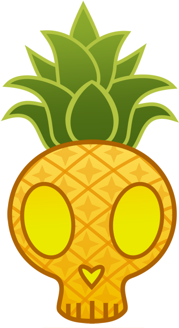 Voodoo Tiki Cutie Mark By Voodoo Tiki - Mlp Pineapple Cutie Mark (466x650)