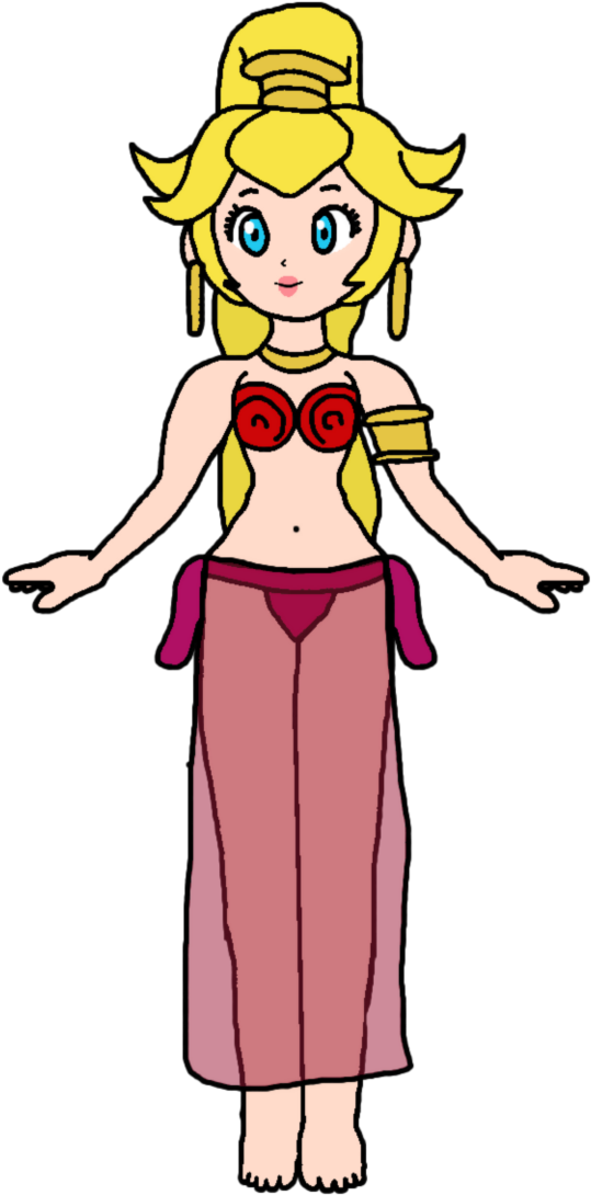 Belly Dance Clip Art - Katlime Peach (720x1109)