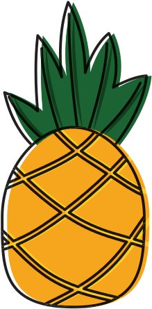 Pineapple Tropical Fruit Icon - Food (550x550)