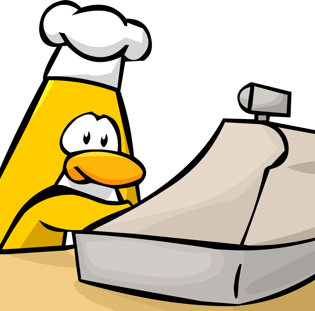 Penguin And Cash Register Pizza Parlor Random Name - Penguin And Cash Register Pizza Parlor Random Name (1013x1000)