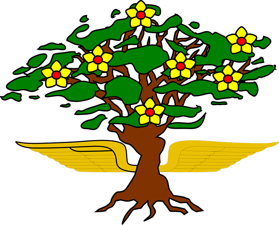 Tree Roots Cliparts 10, Buy Clip Art - Heraldry (890x720)