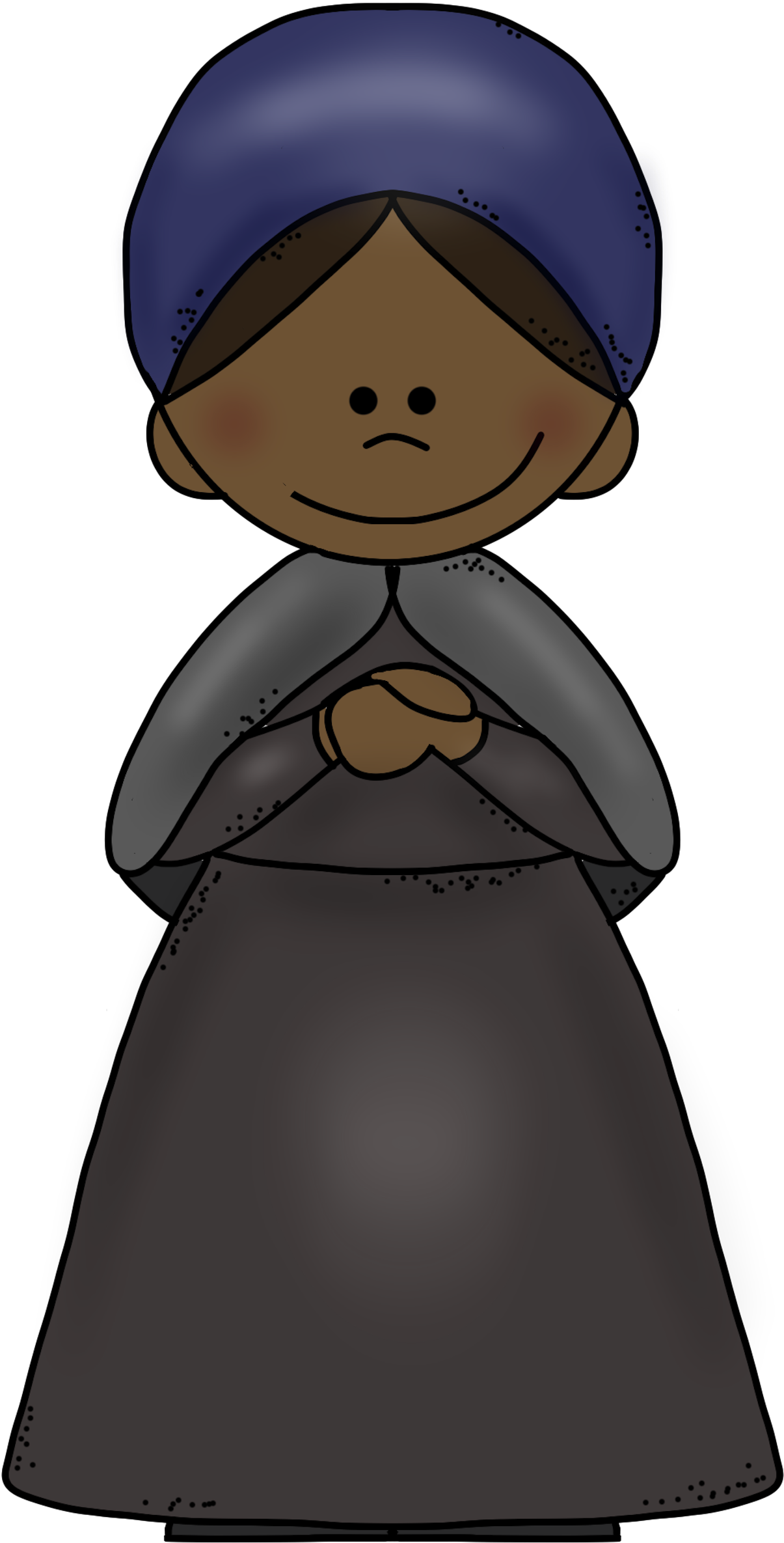 Harriet Tubman Clipart - Cartoon (1237x2400)