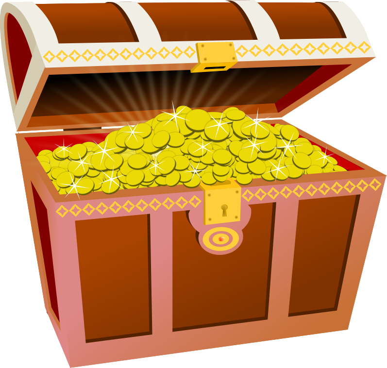 Treasure Chest Clip Art - Treasure Chest Clipart (797x758)