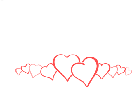 Hearts Clip Art At Clker Com Vector Clip Art Online - Happy Valentine Day Friendship (452x300)