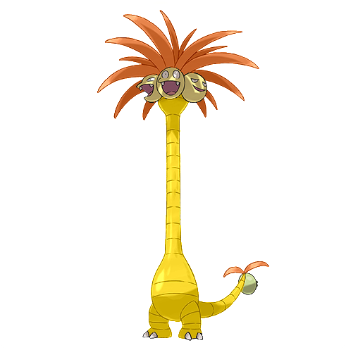 Skydraofthegoddesses 8 0 Shiny Alolan Exeggutor By - Exeggutor Alola Pokemon Go (500x500)