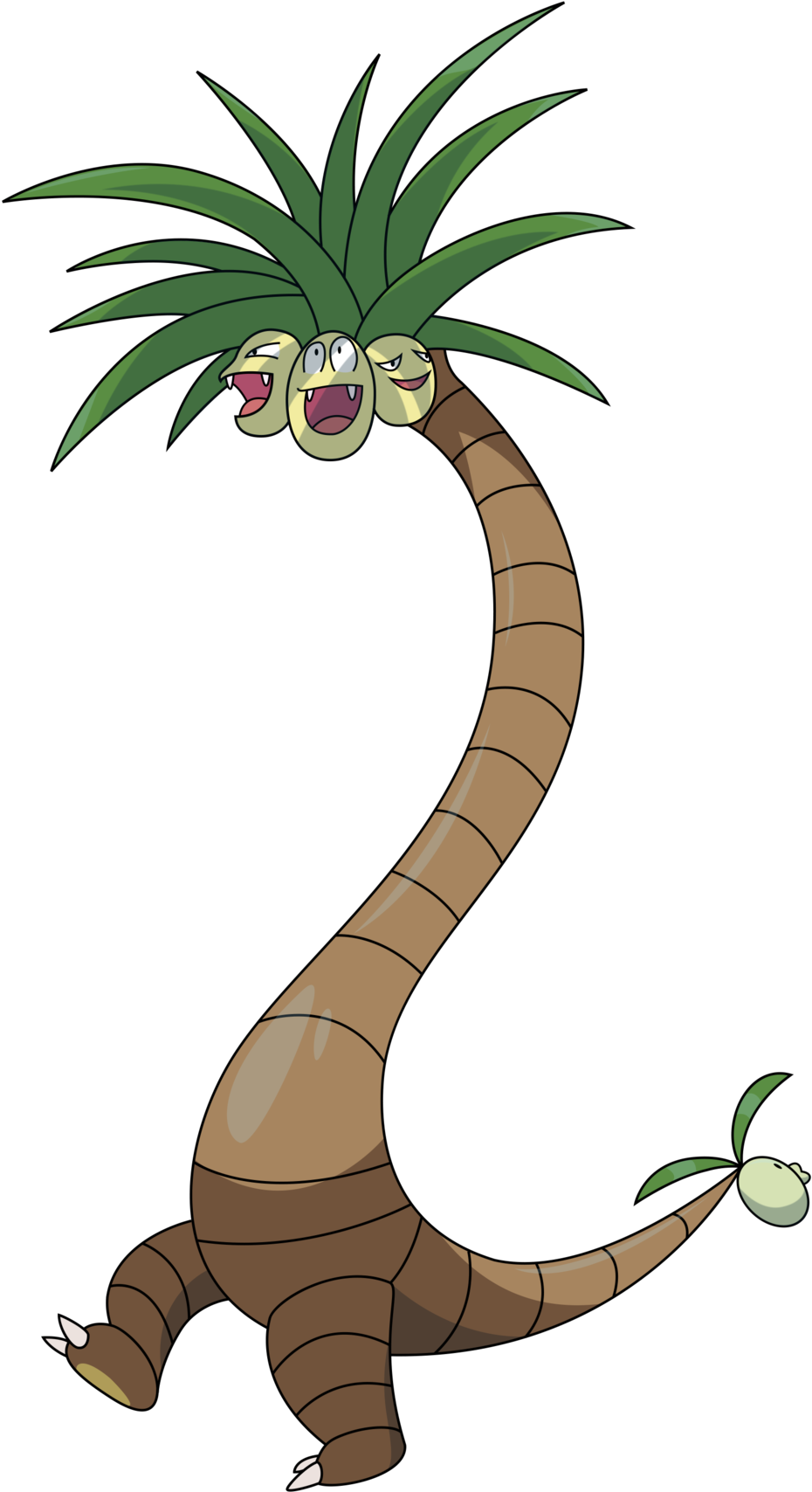 Alola Exeggutor By Awokenarts - Pokemon Alola Exeggutor (1024x1764)