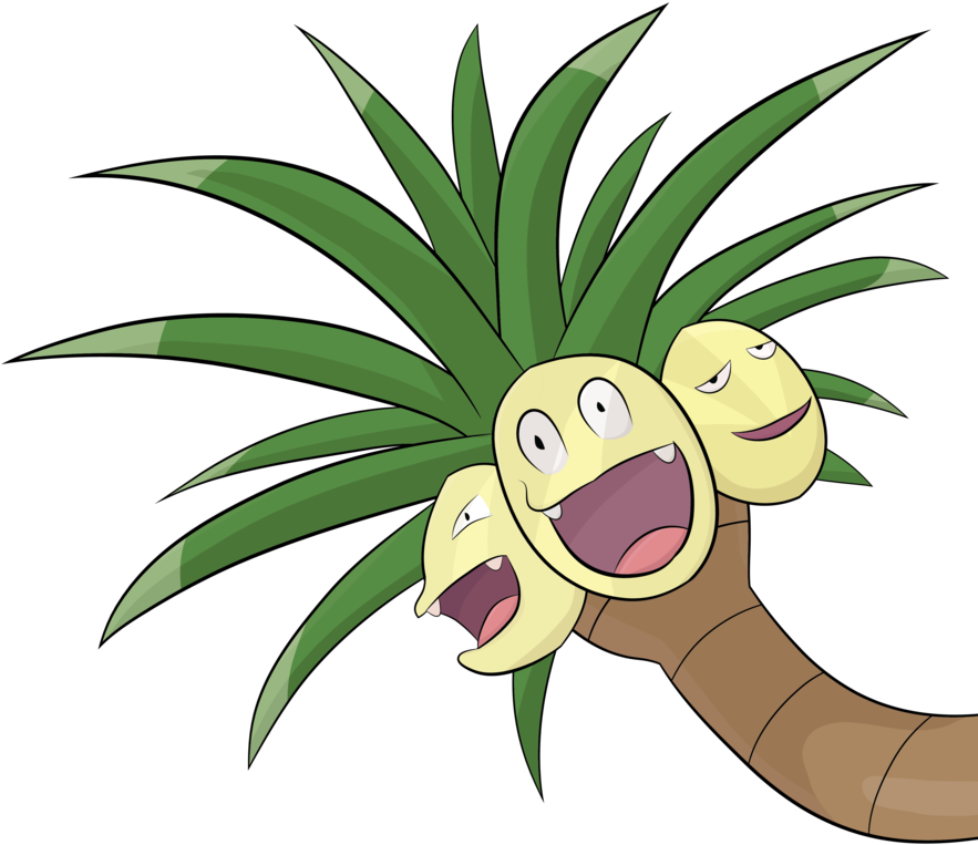 Exeggutor Alola Form By Idhamrock14 - Exeggutor Alola Form Png (894x894)