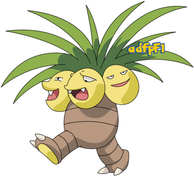 Mega Exeggutor Pokemon Mega Executor Alola Images - Exeggutor Pokemon Render (400x363)