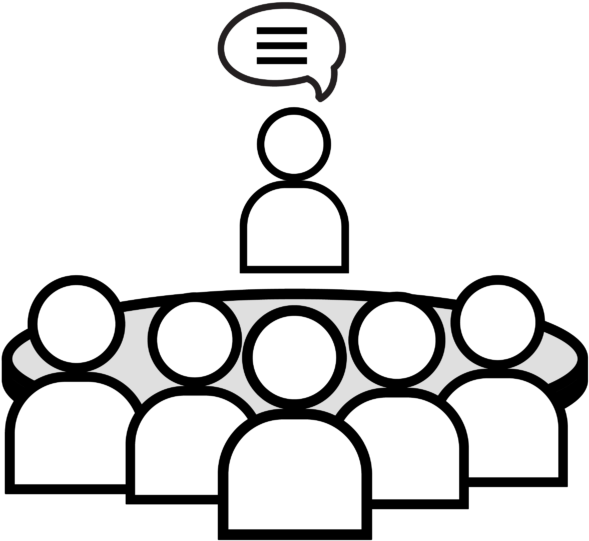 Agile Leaders And Facilitators Bring Focus Through - Line Art (1024x576)