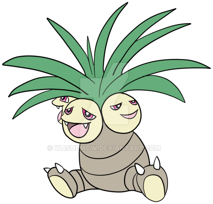 Pokedex Challenge 103 Exeggutor - Illustration (900x675)