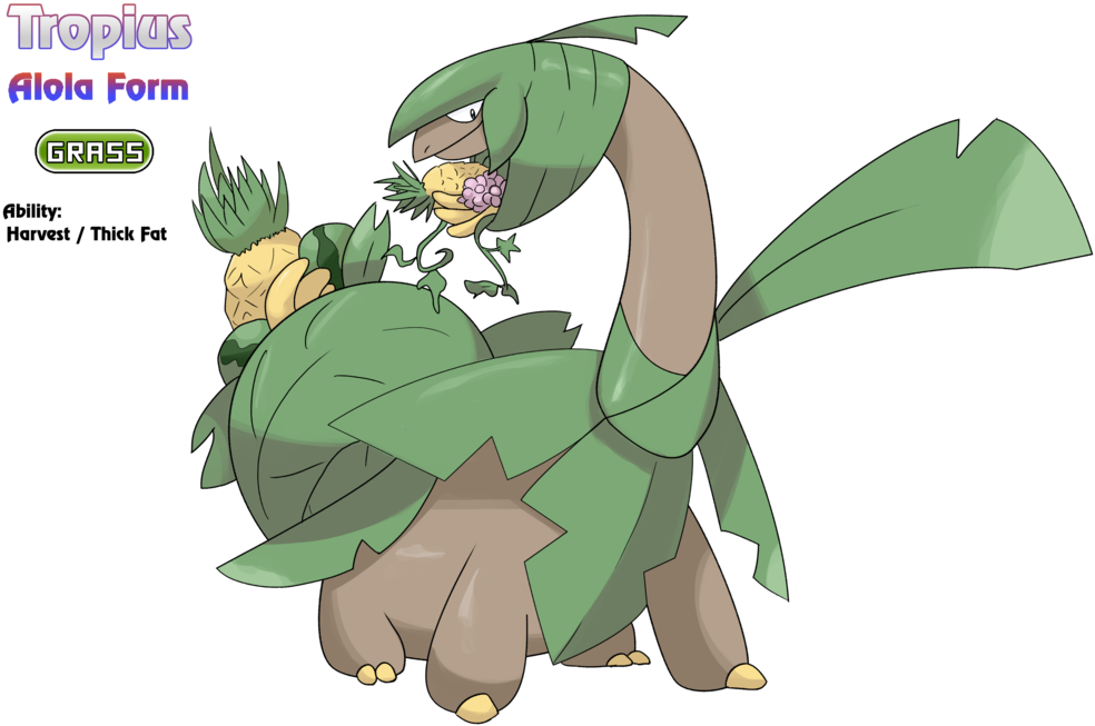 Alola Form By Locomotive111 - Do Sceptile Alola Form (1024x688)