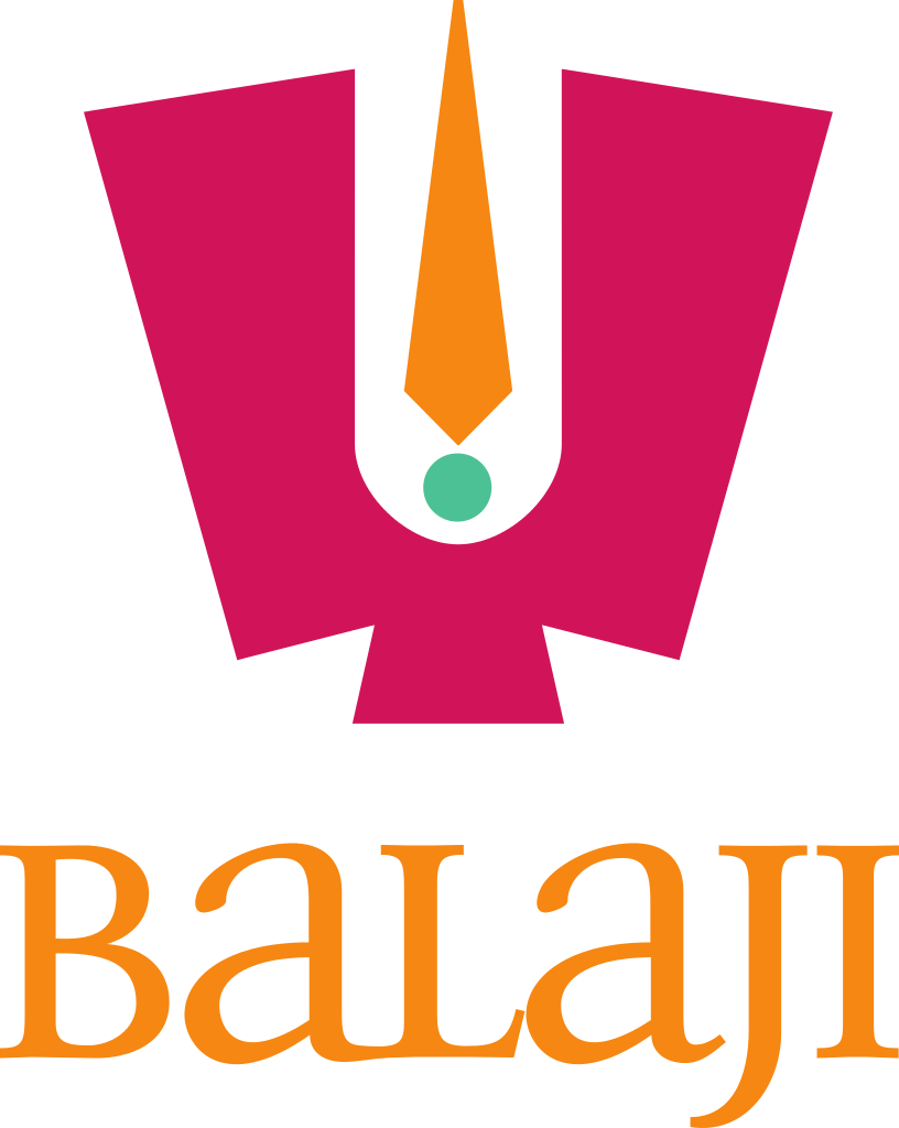 Balaji Name Logo - Balaji Telefilms Logo (1200x1506)