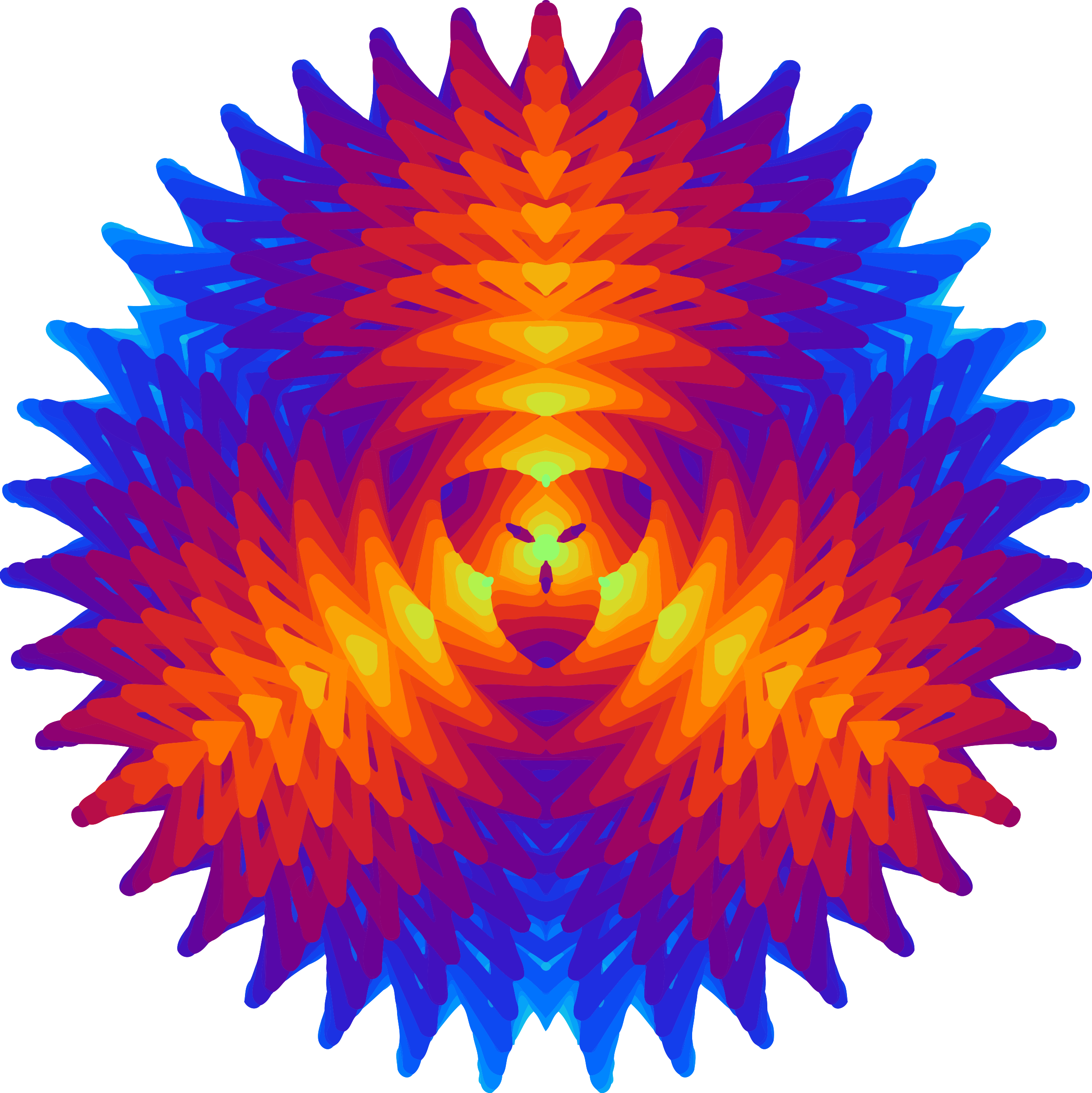 Log In Sign Up Upload Clipart - Colourful Mandala (2398x2400)
