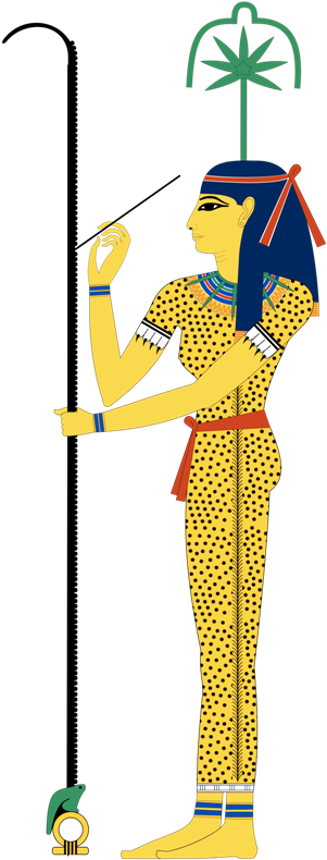 Goddess Seshat-hg305 - Seshat Egyptian Goddess (354x800)