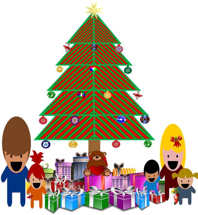 Christmas Day Clipart 20, - Natal Keluarga (657x720)
