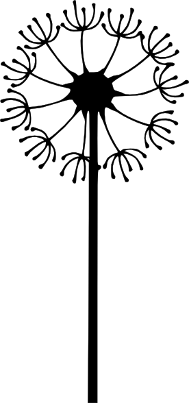 Dandelion Clip Art Free (276x588)