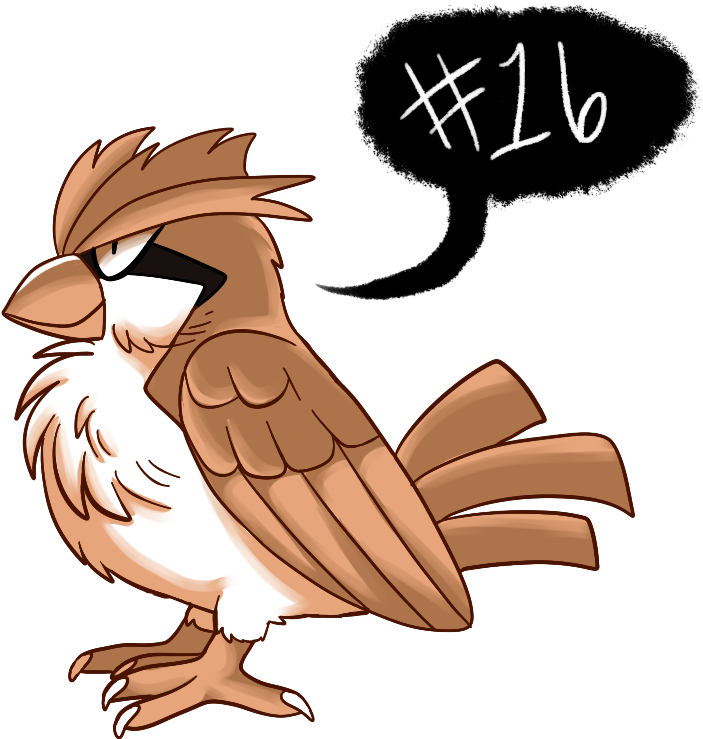 Pidgey - Cartoon (800x800)