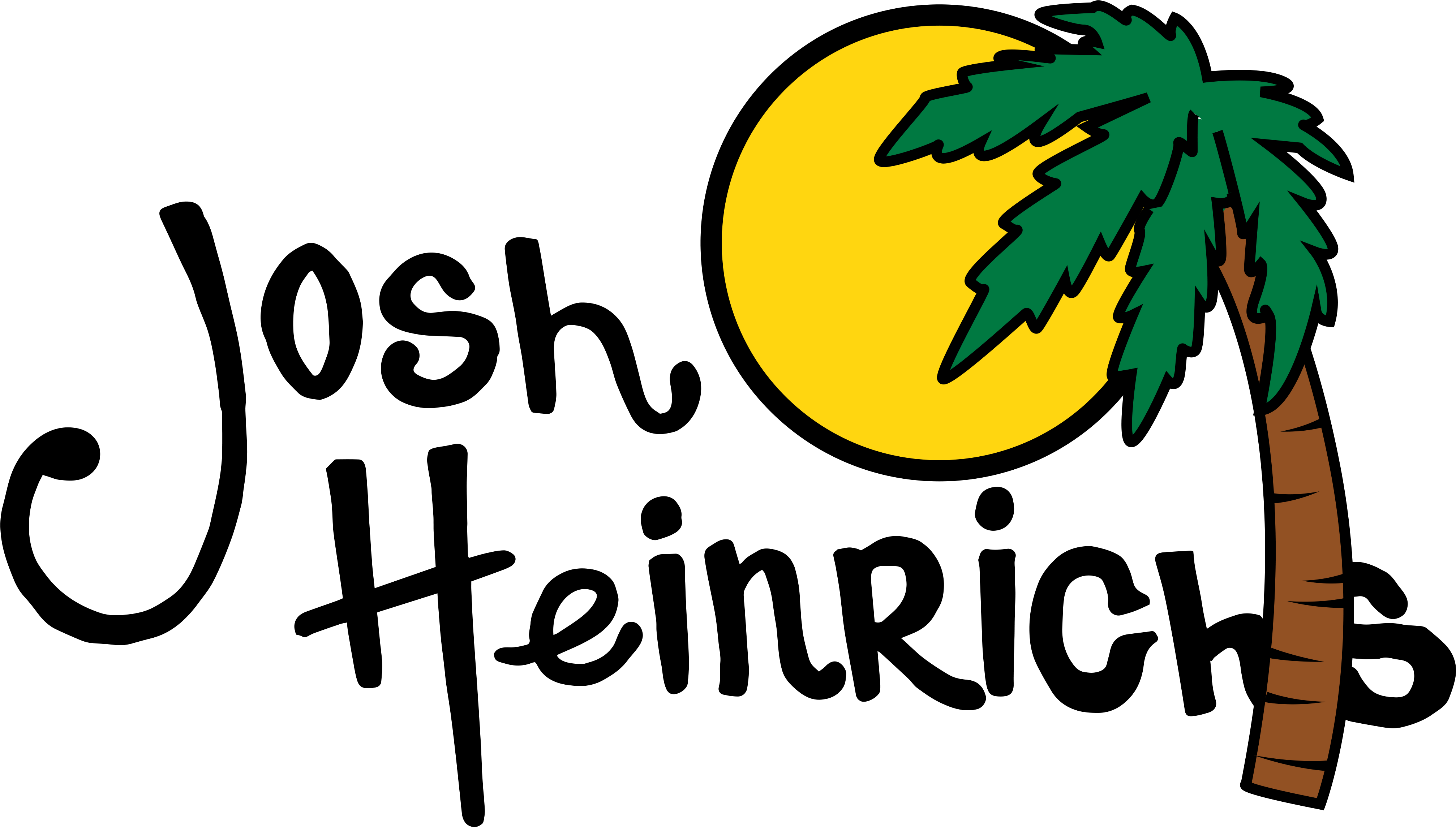 Image Of Sun & Palm Sticker - Sticker (4200x2550)