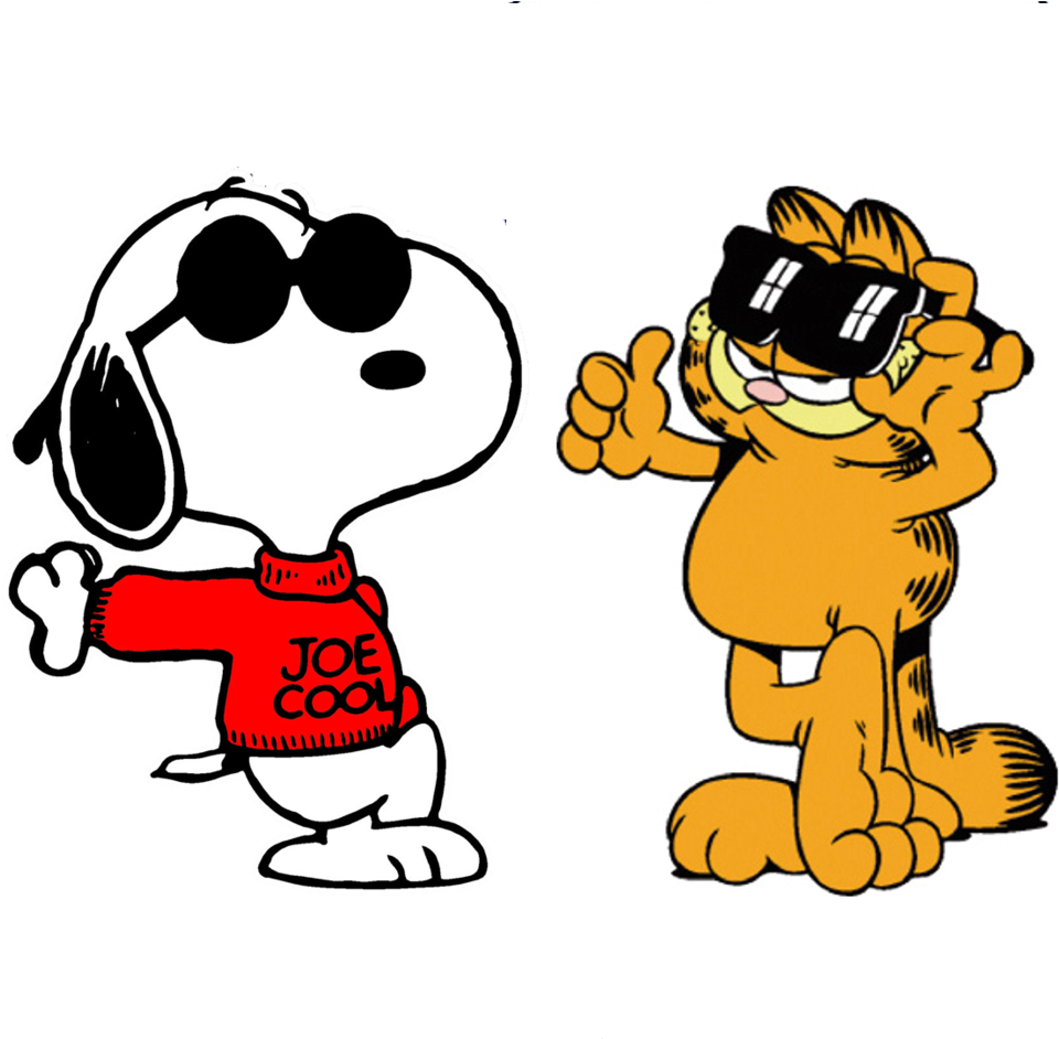 Snoopy And Garfield Cool By Bradsnoopy97 On Deviantart - Snoopy And Garfield Cool By Bradsnoopy97 On Deviantart (1024x941)