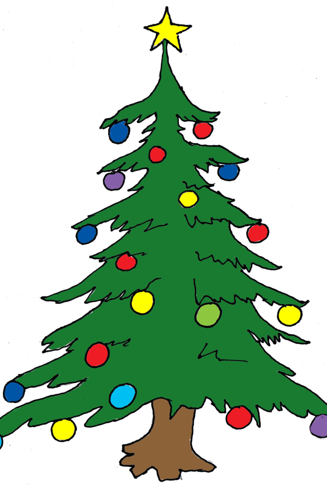 Iphone - 4s - Clipart - Christmas Day (640x960)