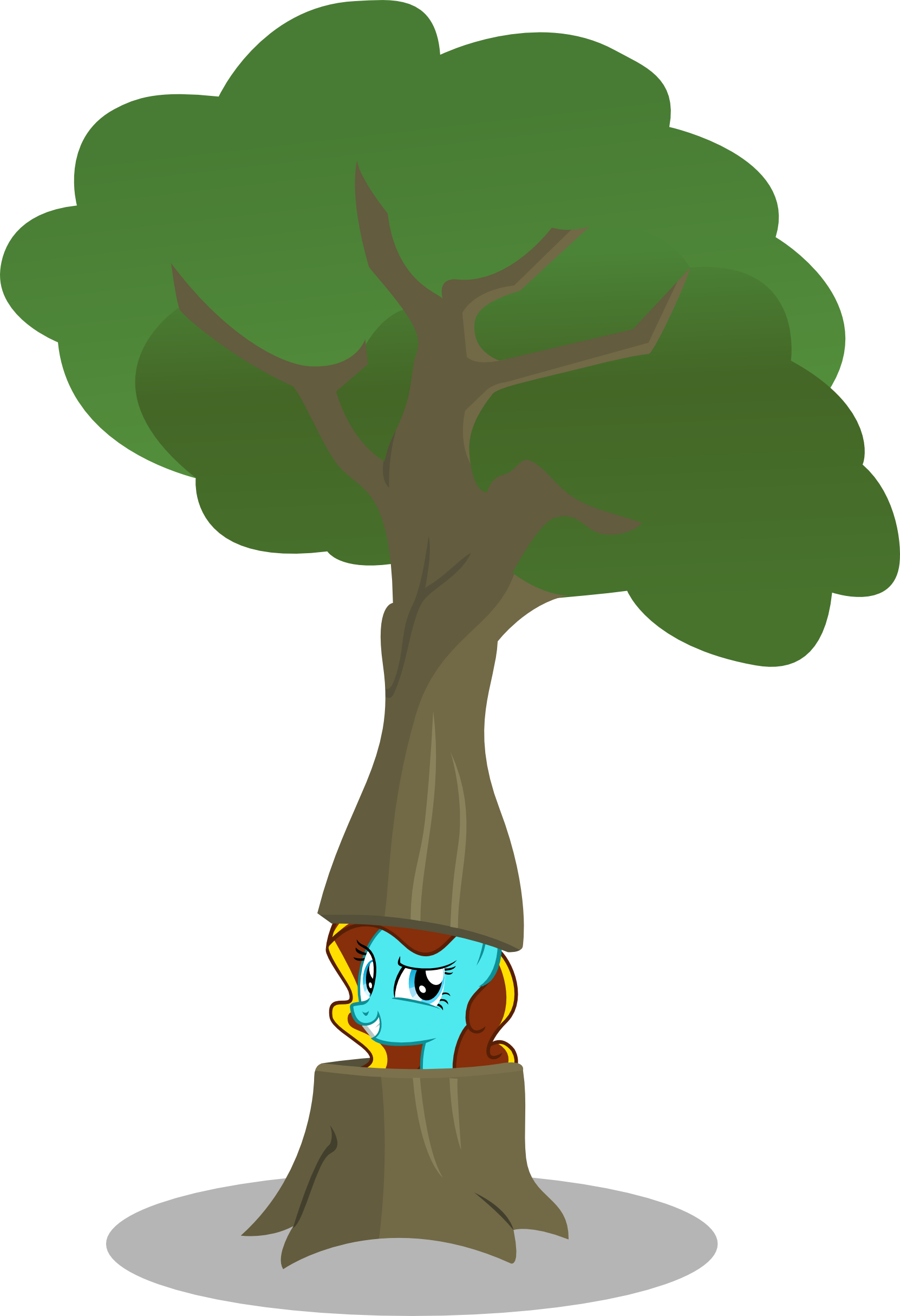 Kim's A Tree By Vector-brony - Mlp Tree Vector (1662x2429)