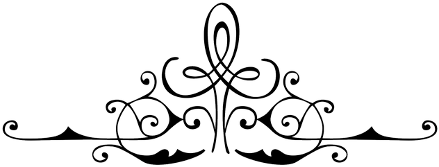 Ornament Art Scroll - Elegant Design Clip Art (645x400)