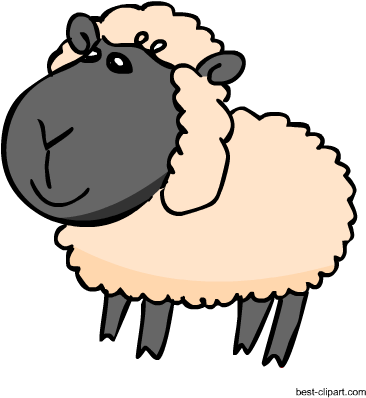 Adorable Sheep Clip Art Image - Clip Art (450x450)