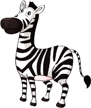 Cute Baby Zebra Zebra Cartoon Pictures Clip Art - Zebra Clipart (400x400)