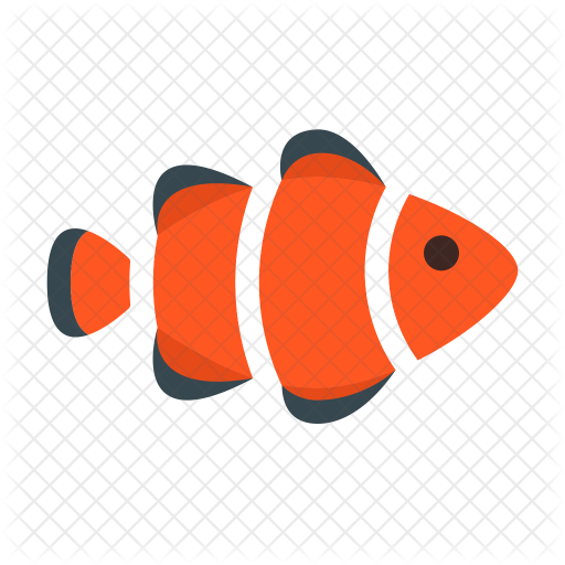 Clown Fish Icon - Clownfish Icon (512x512)