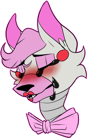 Poor Mangle - Five Nights At Freddy's (500x500)