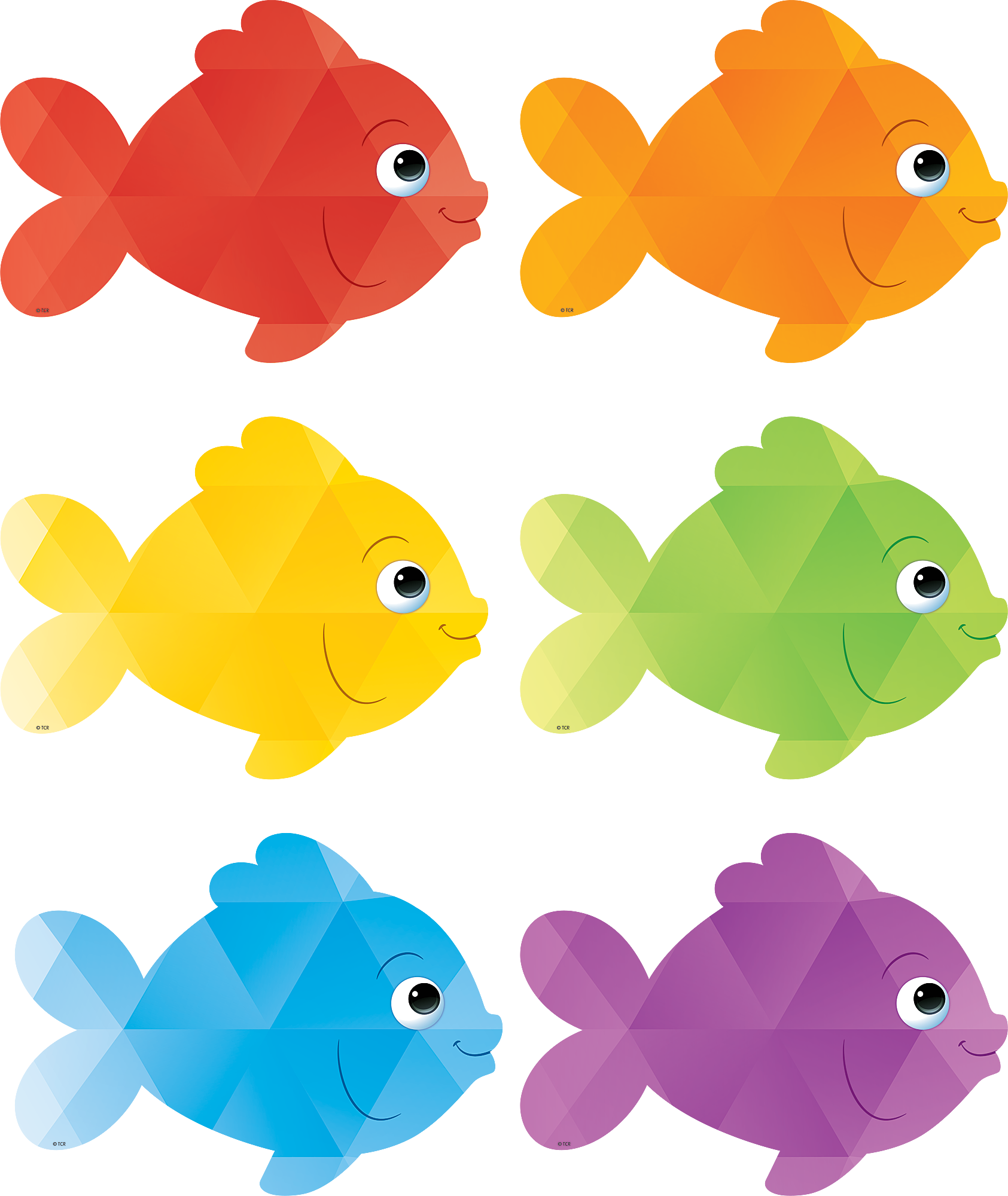 How Many Fish - Fish Cut Outs (1685x2000)