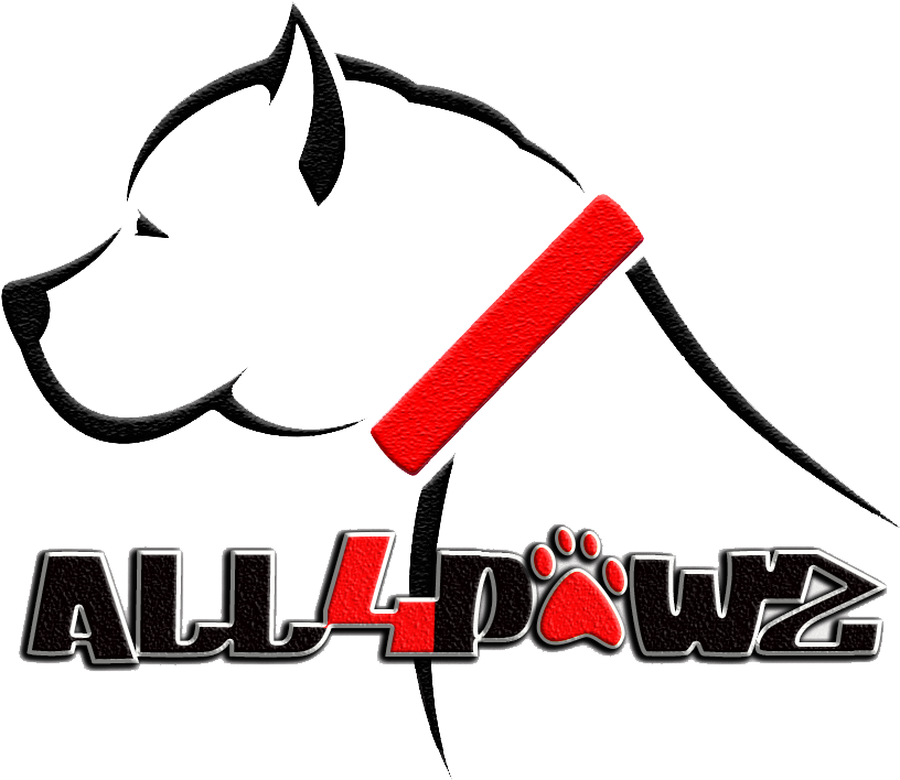All4pawz - Black Pitbull Vector (840x711)