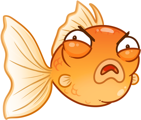 Pin Gold Fish Clip Art - Canvas Print (500x500)