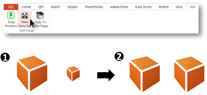 Matching Powerpoint Objects' Sizes With Cavy Add-in - Guinea Pig (719x331)