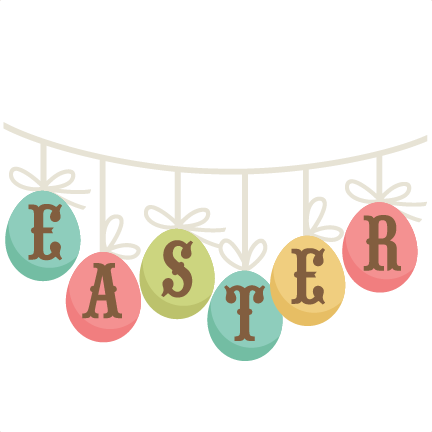 Easter Banner Svg Cutting File Easter Svg Scrapbook - Jackson (432x432)
