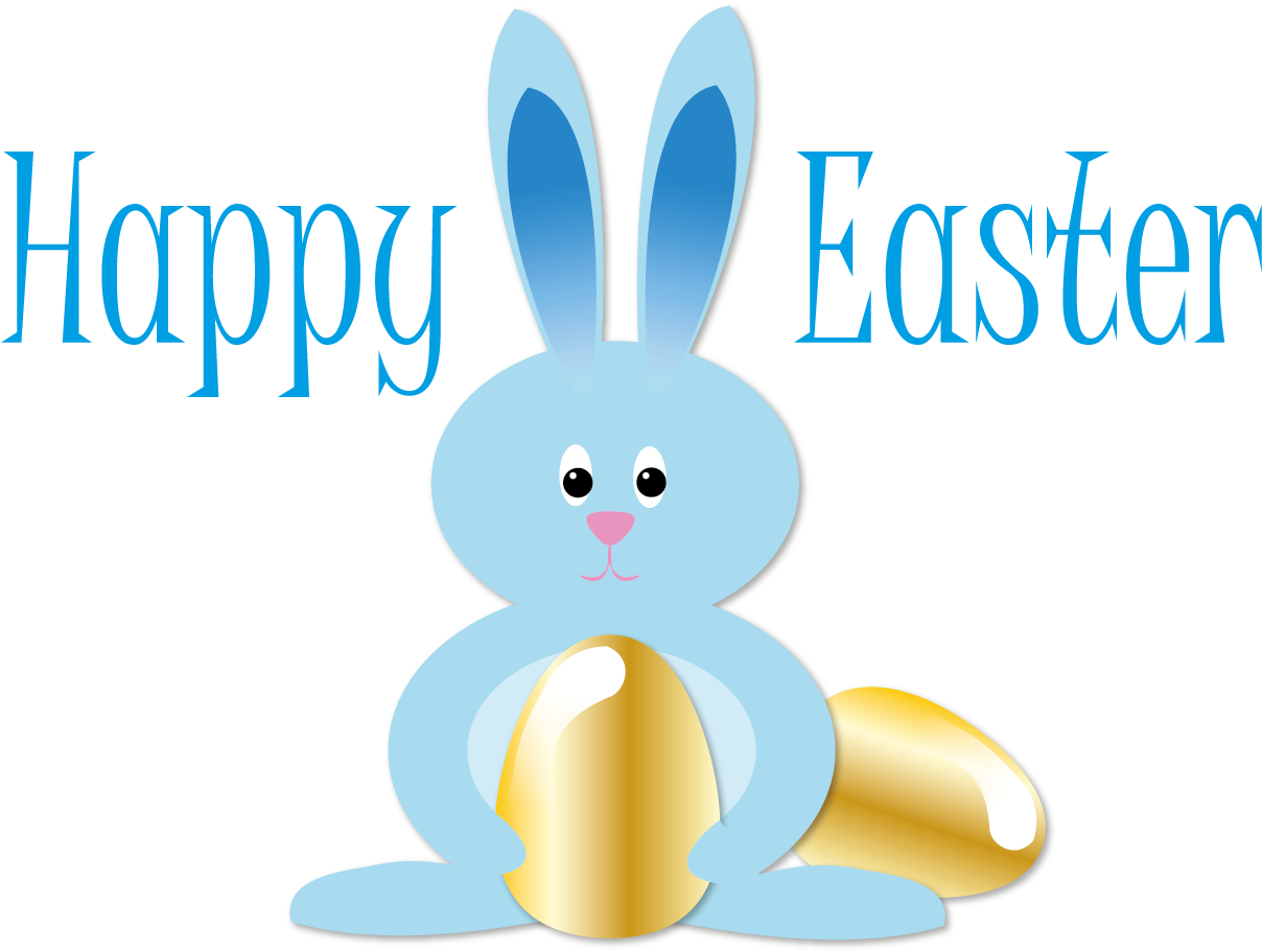Enjoy Using Them - Happy Easter Bunny Card (1321x1321)