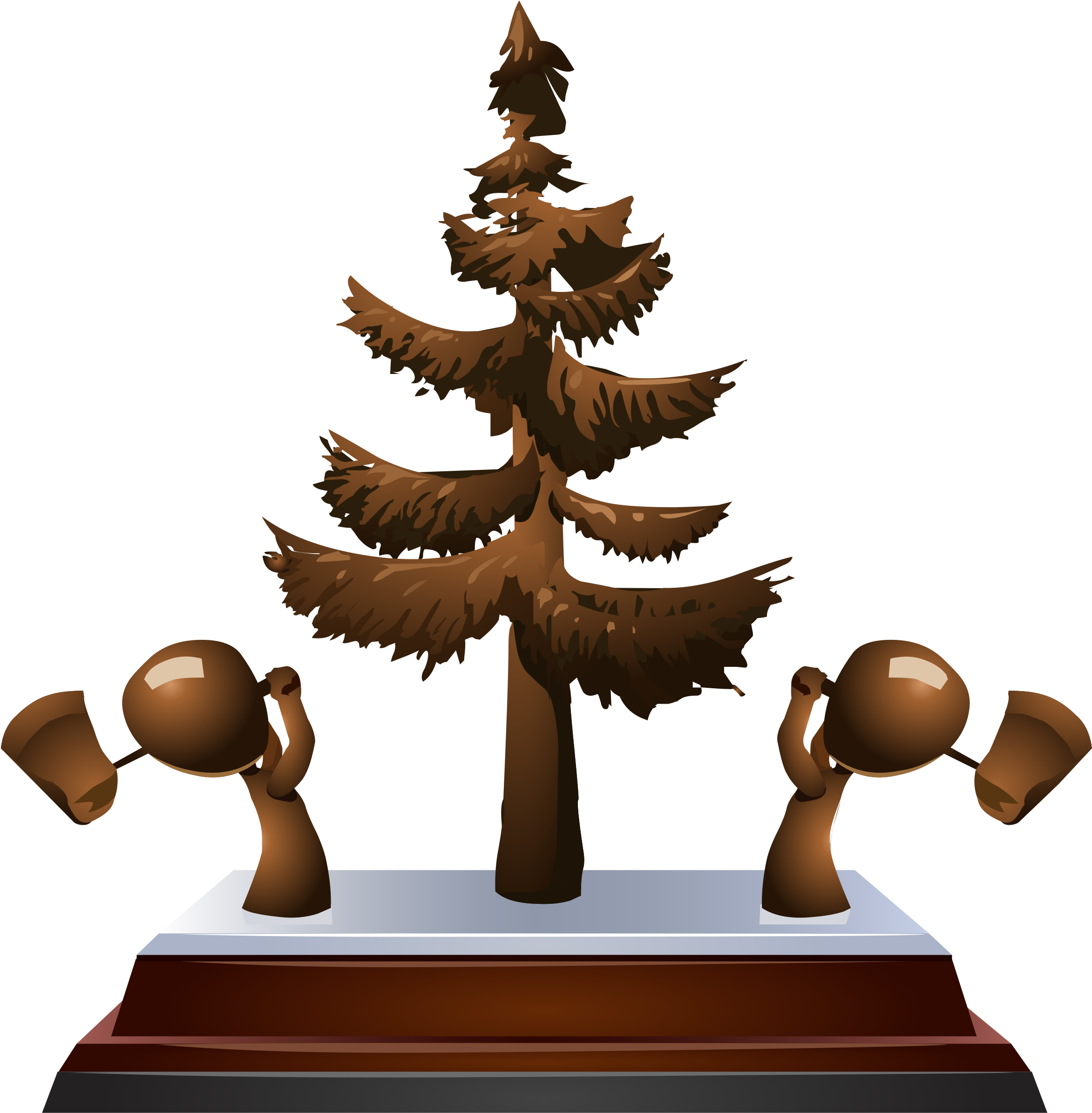 Wood Clipart Street - Trophy Wood (2447x2400)