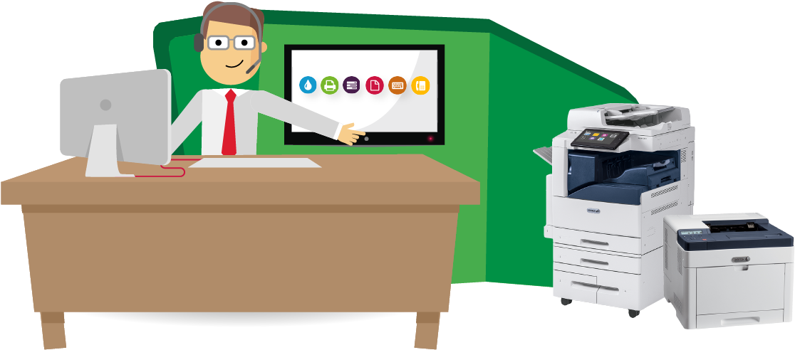 Office - Xerox Altalink C8070 Colour Led - Base Unit (1154x491)