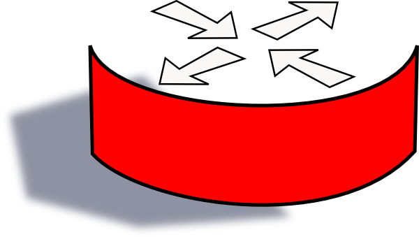 Router Rojo 2 Clip Art - Clip Art (600x339)